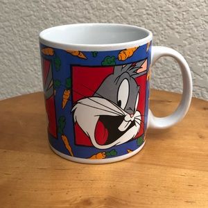 Vintage Warner Bros Sakura 1993 Looney Tunes Bugs Bunny Coffee Mug